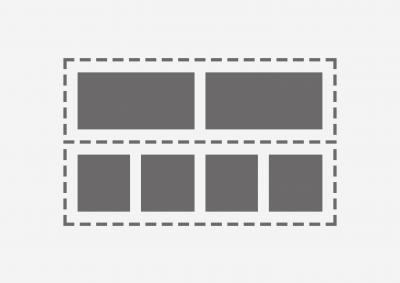 Icon of regions in the layout builder